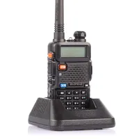 2 PCS Baofeng UV-5R 2 Way Ham Radio Walkie Talkies VHF UHF Dual Band 128 Canal