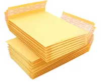 Kraft Kabarcık Posta Poşetler Kağıt Nakliye Zarflar kendini çanta mühürleme 11x13cm