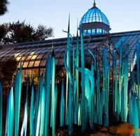 Lámparas de moda Murano Reeds para jardín Decoración de arte personalizado Hecho a mano Escultura de vidrio soplado a mano 90 cm 120 cm 150 cm