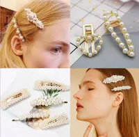Moda dulce blanco perla joyería flor horquillas, accesorio para el cabello para niña regalos de cumpleaños boda adornos de dama de honor nupcial