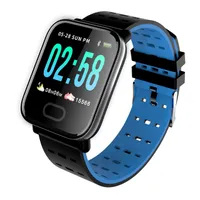 A6 montre Smart Watch Bracelet Band Reloj Inteligente Pulsometro Ritmo Cardi Tracker Fitness Télécommande Smartwatch Wristatch étanche