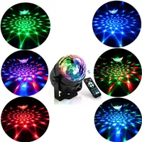 RGB LED-partseffekt Disco Ball Light Stage Light Laser Lamp Projektor RGB Stage Lam Musik KTV Festival Party LED Lampa DJ Light