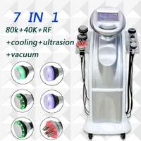 2019 New Profession Alien RF Cavitação 80k com 7 alças /40k Máquina de emagrecimento do corpo de cavitação por ultrassom