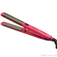 Hair styling iron 2 in 1 Hair Flat Iron Professional Nano Titanium Flat Iron Curling Irons Hair Straightener