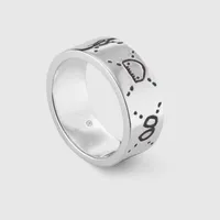 Moda anelli d'argento cranio 925 moissanite anelli Bague per uomo e donna parte gli amanti della gioielleria di campionato promessa regalo con scatola