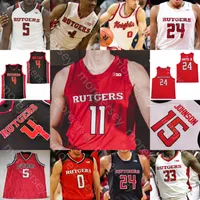 Custom Rutgers Scarlet Knights баскетбольная Майка NCAA College Рон Харпер младший Гео Бейкер Акваси Йебоа Майлз Джонсон Макконнелл Матис Янг