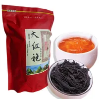 250g Çin Organik Siyah Çay Dahongpao Büyük Kırmızı Çöp Oolong Çay Yeni Pişmiş Te Yeşil Gıda Sızdırmazlık Şeridi Ambalaj Promosyonu