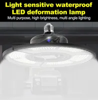 Deforme Olabilir Katlanır Garaj LED Ampüller Lambaları E27 Süper Parlak Aydınlatma 60 W 80 W 100 W UFO Depo Led007 için Yüksek Bay Endüstriyel Lamba