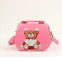 디자이너 아이들 젤리 메신저 가방 세련된 아기 소녀 어깨 핸드백 유아 지갑 소녀 미니 캔디 컬러 가방 아기 가방