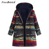 Free Ostrich Winter Jacket Women 2019 Coats Pockets Plus Size Zipper Abrigos De Mujer Elegantes Chaquetas Invierno Mujer N30