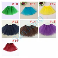 Adults Colorful Tutu Skirt Above Knee Summer Pleated Gauzy Mini Skirts Women Girls Party Gauze Dress Ballet Skirt Cheaper E3610