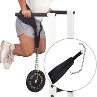 Weight Lifting Dip Belt Sport Waist Strength Training Fitness Pull Up Power Chain