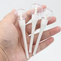 Botella de brillo de labios de forma de lollipop vacío 6ml 10 ml contenedores de lápiz lipgloss maquillaje lipglazo tubo plástico claro blanco