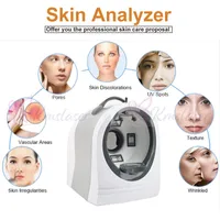 2019 New Arrival portable skin analyzer facial skin analysis machine 3d magic mirror acne pigment wrinkle testing equipment