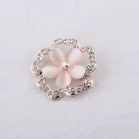 CR Schmuck Neue Opal beliebte Blumenbroschen pins weibliche Art und Weise kreativen Bekleidungszubehör-Herstellers Großhandel freies Verschiffen Brosche