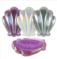 Colorido Anti-anudado Shell Comb Hair Brush Herramientas profesionales para el cabello Magic Hair Comb Salon Salon Styling Tamer Linda herramienta útil