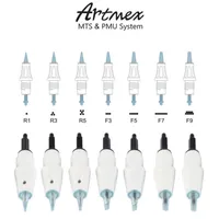 Cartucho de Agulha descartável para Artmex V8 V6 V3 máquina de maquiagem semi permanente caneta Derma Microneedle M1 L1 R3 R5 F3 F5 F7