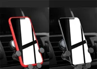Universal Car Air Vent Mount Clip Cell Holder Detta är en Gravity Bracket för telefon i bilhållare för alla telefon iPhone Huawei 100pcs