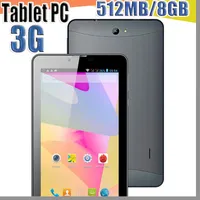 838 tablet pc 7 inch 3G Phablet Android 4.4 MTK6572 Dual Core 512MB 8GB Dual SIM GPS Phone Call WIFI Tablet PC cheap china phones B-7PB