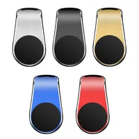 Magnetic Car Phone Holder L Shape Car Air Vent Clip Magnet Universal Cell Phone Bracket Stand in Box