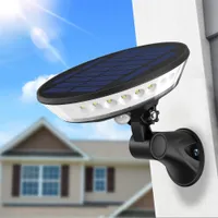 BRELONG 360 Derece Aydınlatma Güneş Enerjisi PIR Hareket Sensörü LED Duvar Işık Açık Suya Sokak Bahçe Lambası
