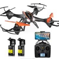 DBPOWER Predador U842 FPV Quadcopter Drone com Câmera HD para Iniciantes e Crianças, Tamanho Grande, preto, para Uso Ao Ar Livre