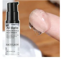 Sace Lady Face Base Primer Make Liquid Matte Make Up Fine Lines Oil-Control Facial Cream Brighten Foundation Primer Cosmetic
