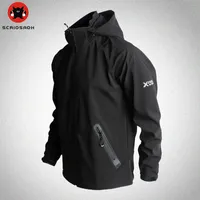Outdoor Sport Softshell Jackets Mesh Breathable Windproof Waterproof Jacket Camping & Hiking Men  Fleece Trekking Jacket