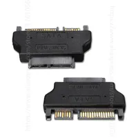 50PCS SATA 22pin till 16pin Micro SATA Adapter 7 + 15 Serial ATA Male till 7 + 9 Kvinna Adaptrar Connector Converter