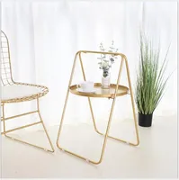Yatak odası başucu depolama dolabı oturma odası mobilya yaratıcı a şeklinde taşınabilir çay masa modern basit çıkarılabilir kanepe resepsiyonu