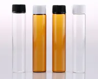 100 stks / partij 5ml 10 ml Amber Transparent Inner Stopper Glas Bruin Essential Oil Bottle Sample Flable Flessen