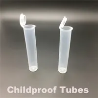 0 8ml Cartouche de Vape Emballage Joint Tubes PVC Tubes pour enfants Top Tubes en plastique Top Tubes en plastique pour 1 ml 5 ml d'épaisseur de cartouche d'huile d'épaisseur