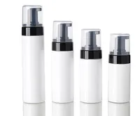 300pcs 100ml 120ml 150ml 200ml Empty cosmetic facial Cleanser wash cream Plastic pet liquid soap Foam bottle foamer pump SN4313
