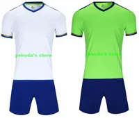 Customized Männer 2019 Fußball-Fußball-Jersey-Sets Jersey mit Kurzschluss-Fußball-Abnutzung der Männer Mesh-Performance-Design Ihrer eigenen Hemduniformen