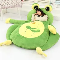 High quality 5 style Cartoon Animal frog Beanbag Soft Plush Huge Bed Sofa Mattress Carpet Tatami 2 Sizes Tatami