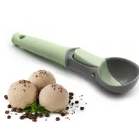 Ice Cream Colher Food -grade Plastic Fruit Spoons melancia Ferramentas forma esférica sorvete de melão Spoons