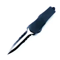 combat samll A07 7inch black double action optional Hunting Pocket Knife Survival Knife Xmas gift for men Adker