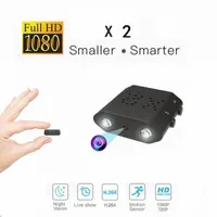 En Küçük X2 Mini Kamera Full HD 1080 P Ev Güvenlik Kamera IR-Cut Gece Görüş Mikro DV Hareket Algılama XD Nanny Cam Video Ses Kaydedici