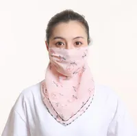 Temperament nacke andas mask ny sommar anti-uv chiffong tunn slöja solskyddsmedel multi-funktion stor mask halsduk för kvinnor gd196