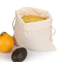 Baumwoll-Leinen-Tasche Schmuckverpackung-Display-Taschen-Make-up-Hochzeits-Süßigkeiten-Geschenk-Taschen Wickelvorräte benutzerdefinierte Logo-Sacket-Sack