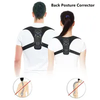 Corretor de postura de clavícula ajustável médica Homens dos homens da parte superior da parte superior traseira da parte superior CORREÇO LUMBAR SUPPORT