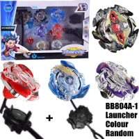Bayblade nuevo 4PCS Boxbblade Beyblade Burst 4D Set con Launcher Arena Metal Fight Battle Fusion Classic Toys Caja original