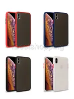 För iPhone 11 Pro Max Anti Mattle Skid Protection Phone Case Cover för iPhone XS X XR XS Max 8 7 6S plus