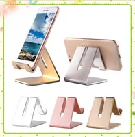 Universal Mobiltelefon Tablet Desk Holder Aluminium Metal Stand för iPhone iPad Mini Samsung Smartphone Tablets Laptop MQ30