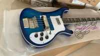 Новый стиль на заказ 4003 электрический бас синий 4 струны электрическая бас-гитара бесплатная доставка A123