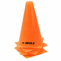 Voetbal Cone 5 stks in één set 9 '' Training Safty Cone voor Voetbal Voetbal Soccer Road Way Contes Bright Orange Free Shipping
