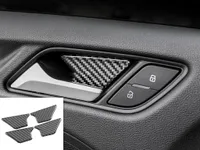 ألياف الكربون سيارة الداخلية الباب السلطانية الديكور تريم لأودي A3 S3 8V 2014-2019