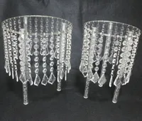 Style de lustre en cristal de gâteau de mariage - Acrylique Petits gâteaux en cristal ROND SHAPE 2PCS / SET