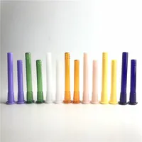 Plastic Downstam Diffuser met 18mm Mannelijk naar 14mm Vrouwelijke Kleurrijke Glas Bong Adater Down Stam voor Glass Bong Water Roken Pijpen