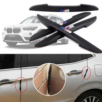 Pour BMW X1 Garde de porte latérale de voiture bord pare-chocs Garniture de protection PVC autocollants 4pcs
